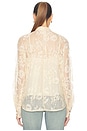 view 3 of 5 Valiant Lace Pussybow Blouse in Sand
