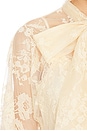 view 5 of 5 Valiant Lace Pussybow Blouse in Sand