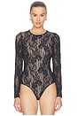 view 2 of 6 Lace Bodysuit in Black