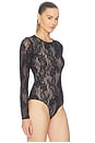 view 3 of 6 Lace Bodysuit in Black