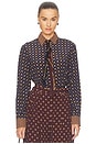 view 1 of 5 Relaxed Shirt in Multi Geo Print