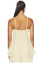 view 4 of 5 Pleated Lace Cami in Cream