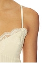 view 6 of 5 Pleated Lace Cami in Cream