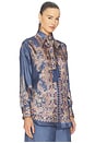 view 4 of 5 CHEMISE VALIANT RELAXED  in Navy Paisley