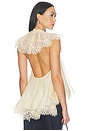 view 1 of 5 Ascent Flutter Top in Cream