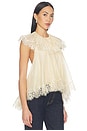 view 4 of 5 Ascent Flutter Top in Cream