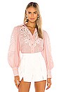 view 1 of 6 Freja Embroidered Shirt in Blossom