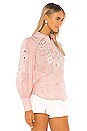 view 3 of 6 Freja Embroidered Shirt in Blossom