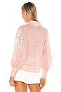 view 4 of 6 Freja Embroidered Shirt in Blossom