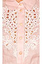 view 6 of 6 Freja Embroidered Shirt in Blossom