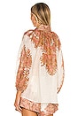 view 3 of 4 Brighton Paisley Blouse in Sherbet Paisley