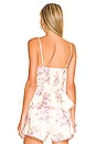 view 3 of 4 Rosa Laced Peplum Top in Lilac Rose