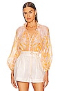 view 1 of 5 Billow Blouse in Yellow Palm