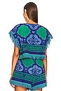 view 3 of 4 Tiggy Terry Crop Top in Blue & Green
