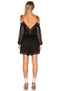 view 3 of 3 Realm Scallop Playsuit in Noir