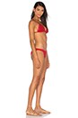 view 2 of 3 Roza Embroidered Bikini Set in Red