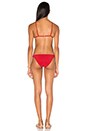 view 3 of 3 Roza Embroidered Bikini Set in Red