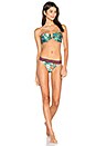 view 1 of 4 Tropicale Balconette Bikini Set in Teal Floral