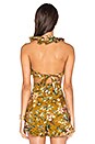view 3 of 4 Tropicale Flutter Tank in Mustard Floral