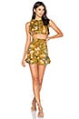 view 4 of 4 Tropicale Flutter Tank in Mustard Floral