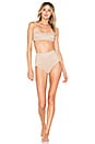 view 4 of 4 High Waisted Bikini in Metallic Nude