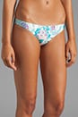 view 6 of 7 Celestial Triangle Bikini with Removable Bows in Aqua Floral