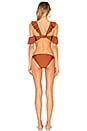 view 3 of 3 Tali Flutter Bikini Set in Bronze