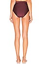 view 3 of 4 Juniper Button High Waist Bottom in Mulberry