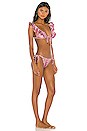 view 2 of 3 Amari Frill Tie Front Bikini Set in Spliced