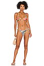 view 1 of 3 Juliette Spliced Mini Tri Bikini Set in Spliced