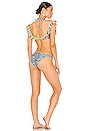 view 3 of 3 Carnaby Frill Halter Tie Bikini Set in Spliced
