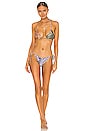 view 1 of 3 Brighton Mini Triangle Bikini Set in Spliced