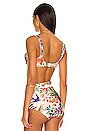view 3 of 4 Tropicana Bikini Top in Cream Floral