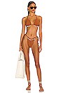 view 1 of 3 Andie Crochet Bikini Set in Tawny