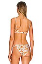 view 3 of 4 Andie Balcony Bikini Top in Spliced