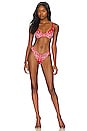 view 4 of 4 Separates Sculpt Scoop Bikini Bottom in Red Bandana