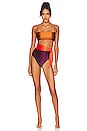 view 1 of 5 Colour Block Bikini in Spliced