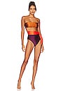 view 2 of 5 Colour Block Bikini in Spliced