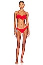 view 1 of 4 Terry Tie Bikini in Red