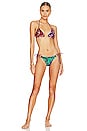 view 1 of 3 Tiggy Ring Tie Bikini Set in Spliced