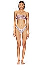 view 1 of 4 CONJUNTO BIKINI VITALI FRILL BANDEAU in Mismatched