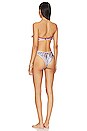 view 4 of 4 CONJUNTO BIKINI VITALI FRILL BANDEAU in Mismatched