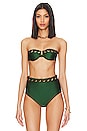 view 1 of 5 Devi Balconette Bikini Top in Emerald