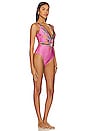 view 2 of 3 MAILLOT DE BAIN UNE PIÈCE DÉCOLLETÉ PLONGEANT GINGER in Pink Multi