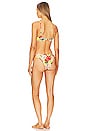 view 3 of 3 Alight Corset Bikini Set in Yellow Floral