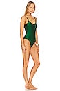 view 2 of 3 August Diamond One Piece in Forest Green