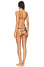 view 3 of 3 Lexi Diamond Bikini Set in Red Palm