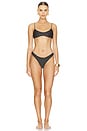 view 1 of 4 MAILLOT DE BAIN 2 PIÈCES WAVERLY CHAIN in Black & Gold