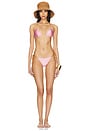view 1 of 3 Pop Mini Triangle Bikini in Pale Pink