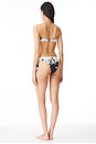 view 4 of 4 Pop Scarf Tie Bikini in Ivory & Black Floral